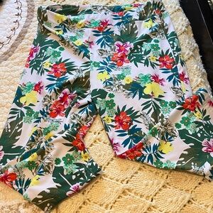 Terra & Sky Floral Print Leggings